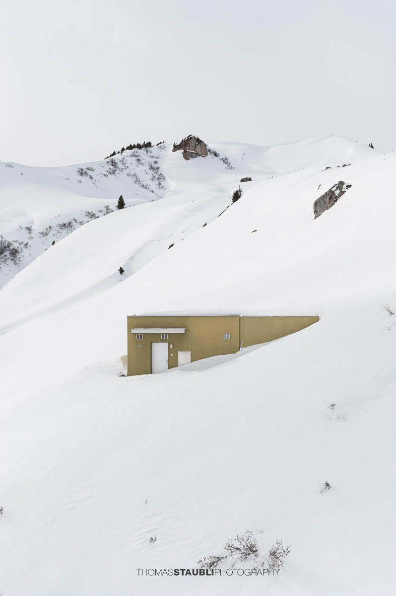 Winterstille oberhalb von Ruogig