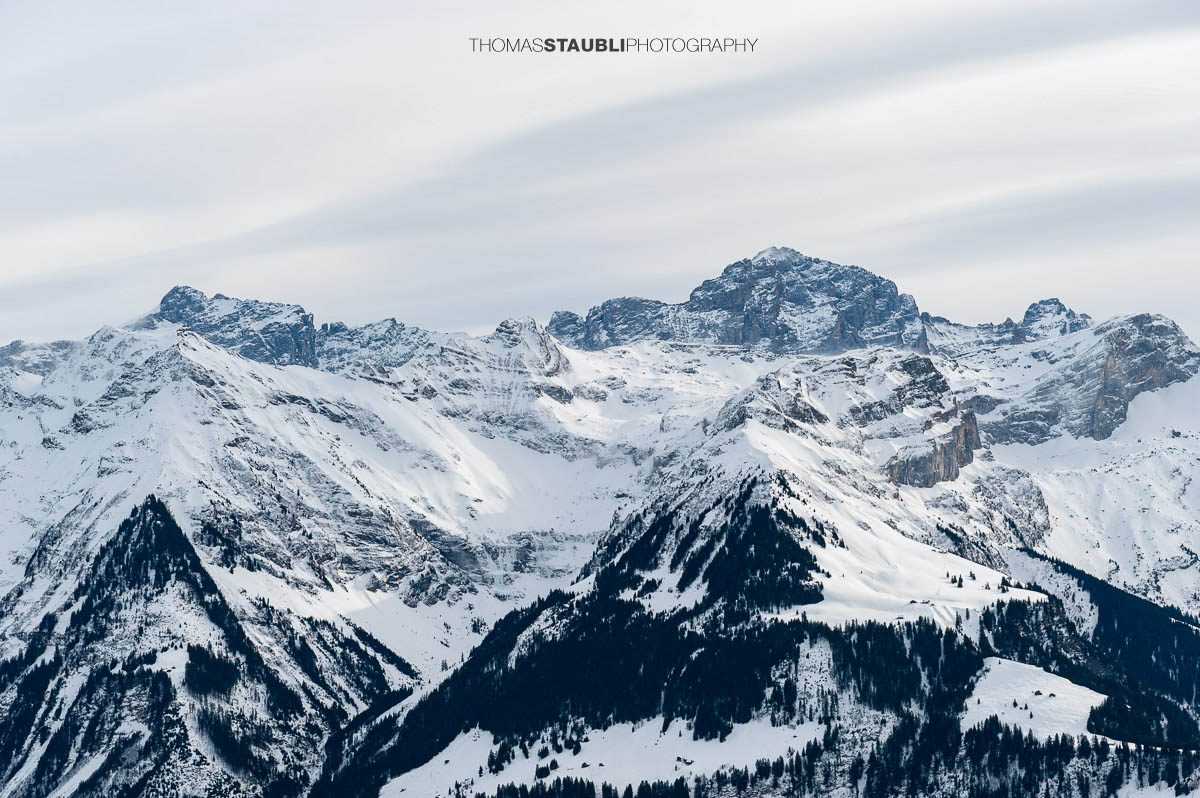 Blick zum Gross Ruchen und Gross Windgällen