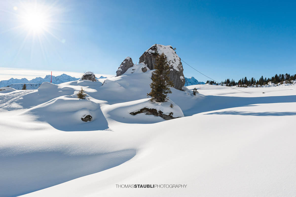 Winterstille bei der Hüenderegg