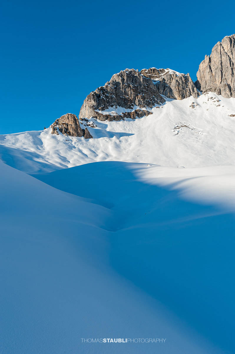 die letzten Sonnenstrahlen am Hagelstöckli