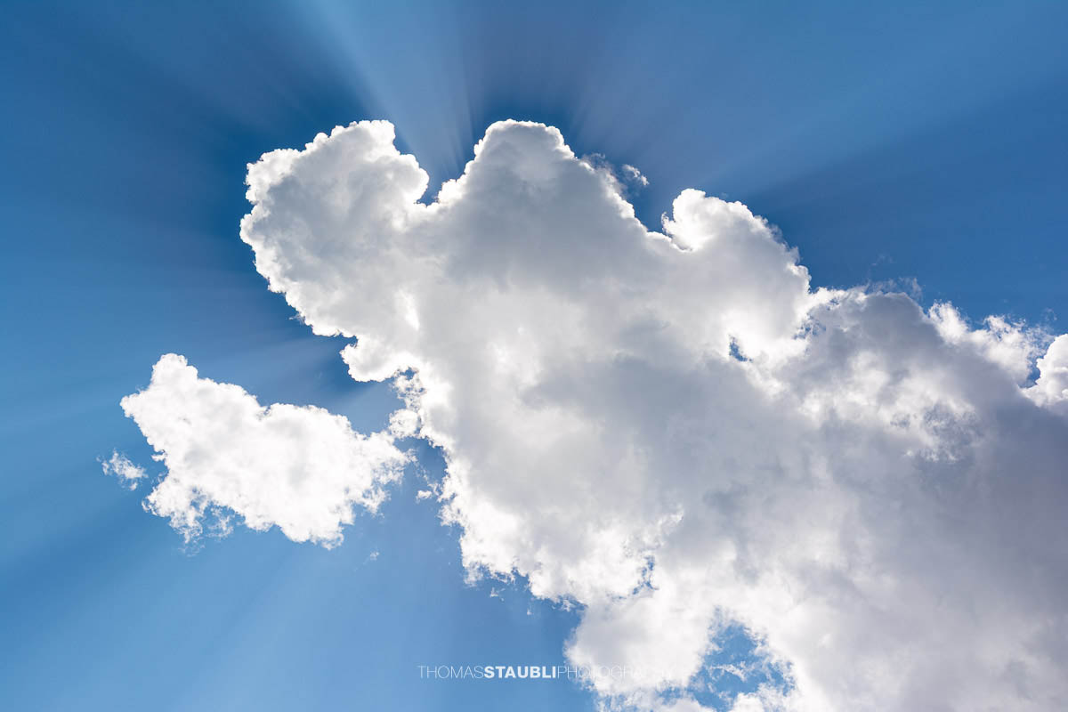 Cumuluswolke vor blaumem Himmel