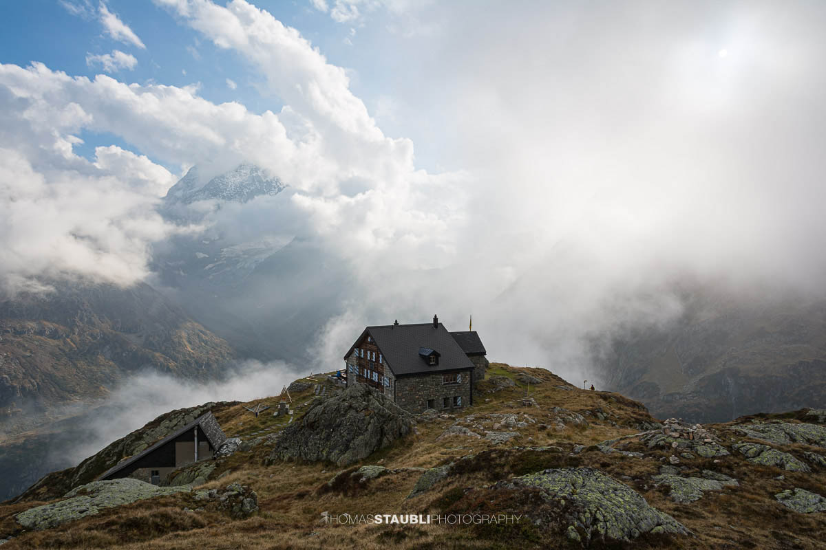 Nebel auf der Sustlihütte