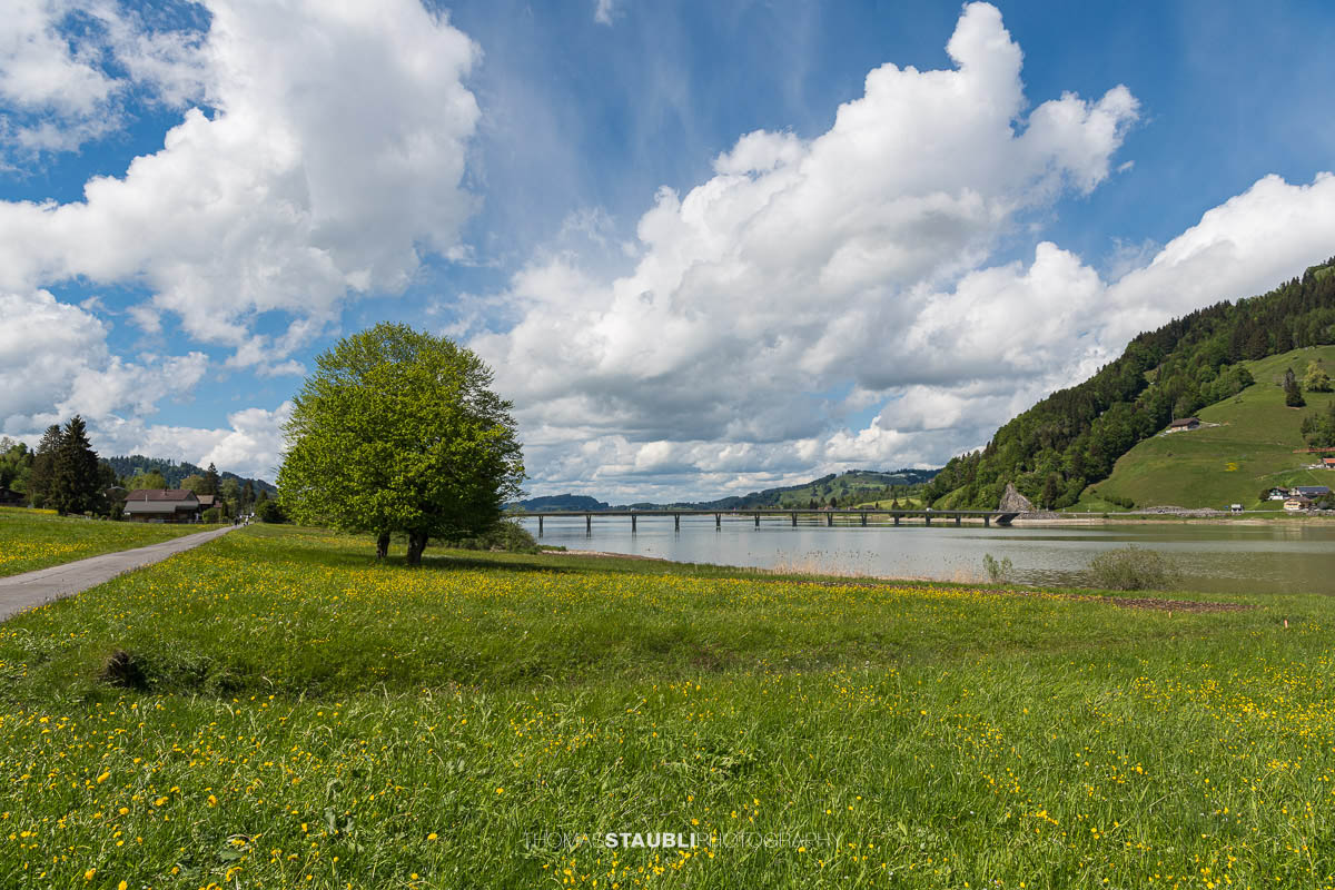 Brücke über den Sihlsee