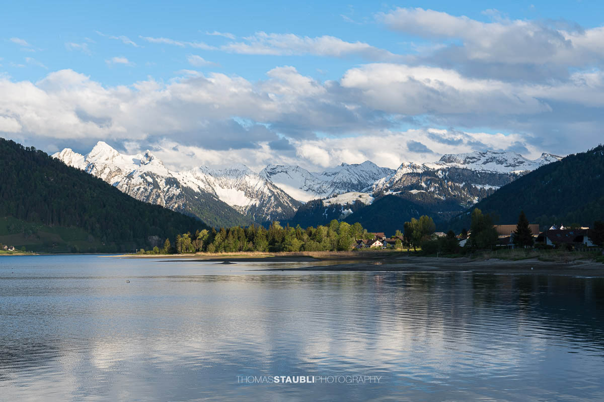 Abendstimmung über dem Sihlsee