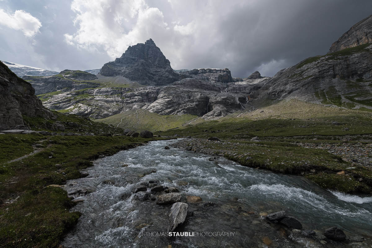 Gewitterstimmung über dem Spitzalpelistock