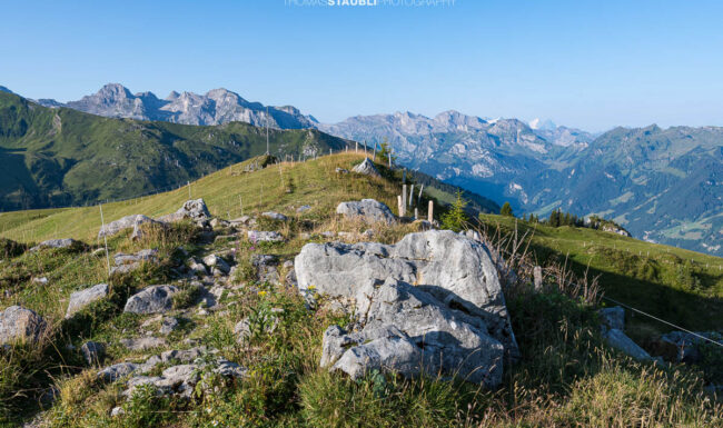 Gratwanderweg auf der Musenalp