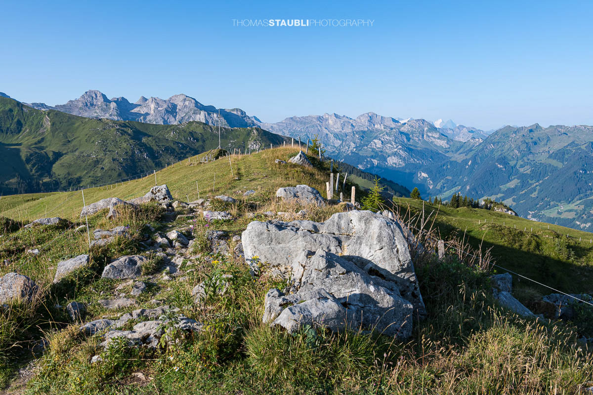 Gratwanderweg auf der Musenalp
