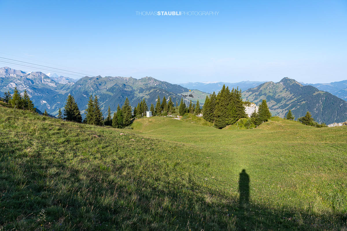 Blick vom Musenalper Grat ins Engelbergertal