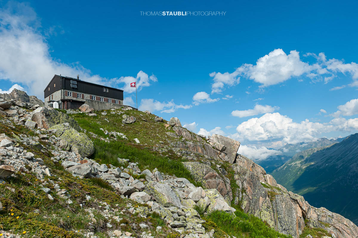 Bergseehütte SAC oberhalb der Göscheneralp