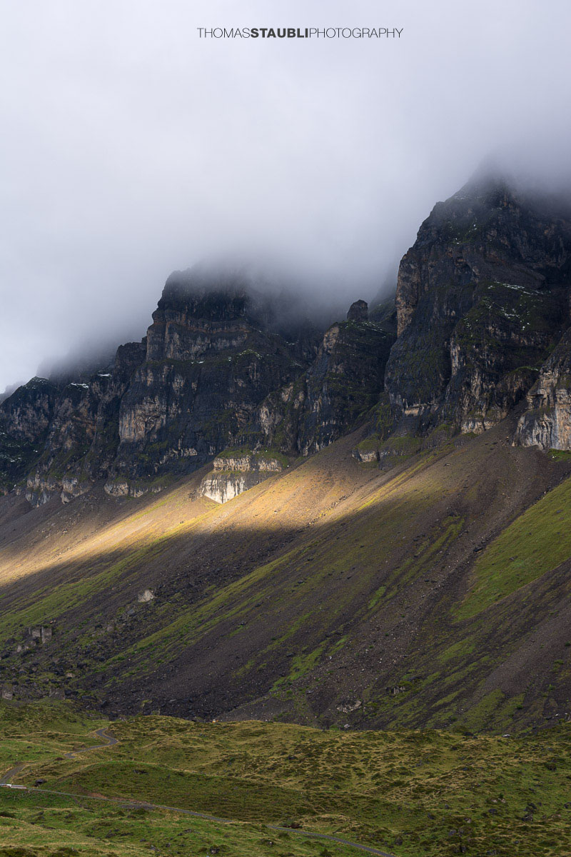 markante Felswände auf der Seenalp