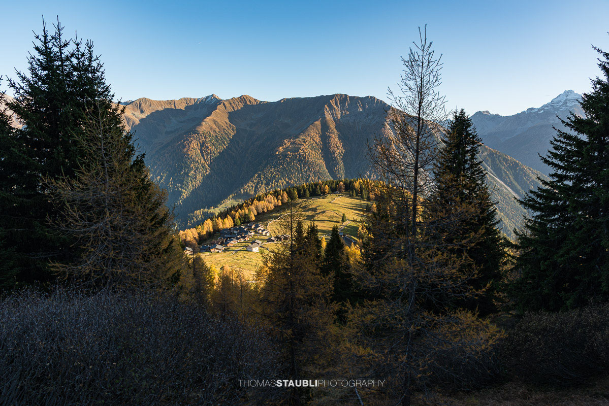 Herbststimmung auf der Wiesner Alp