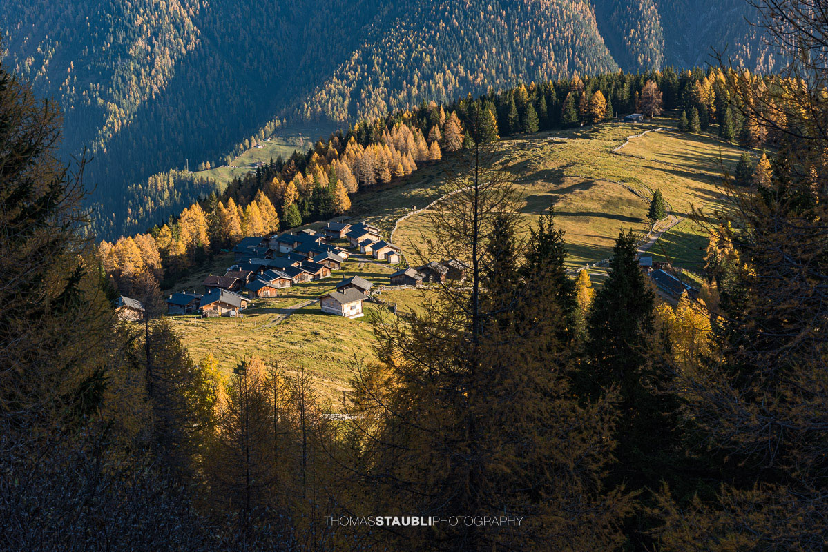 Herbststimmung auf der Wiesner Alp