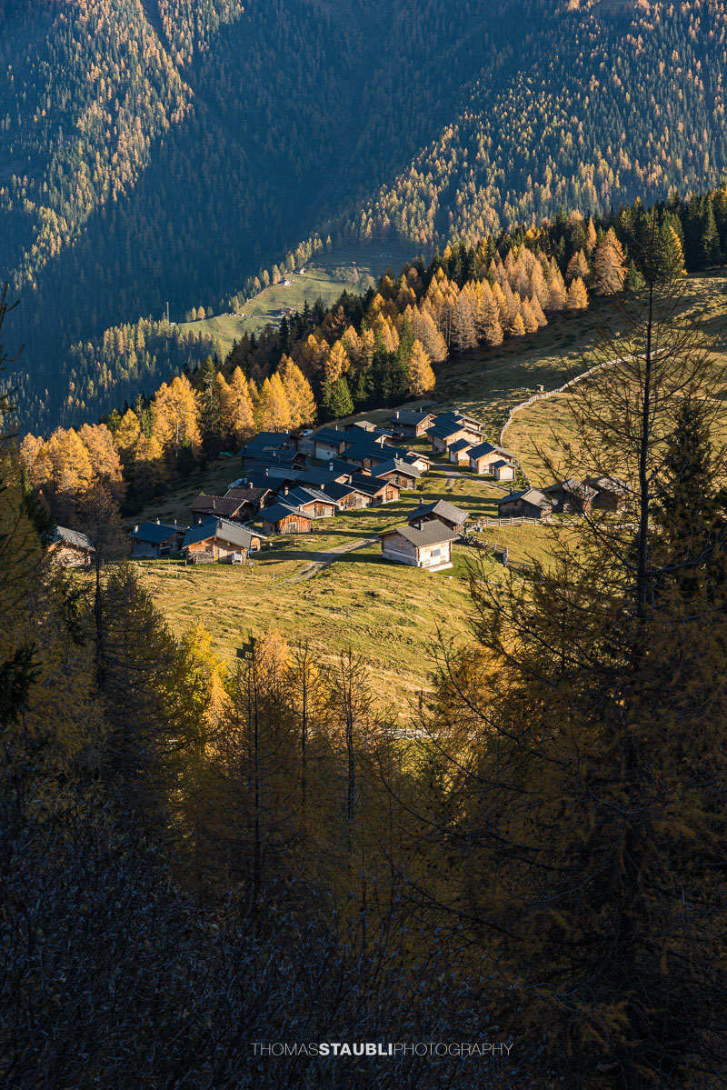 Herbststimmung auf der Wiesner Alp