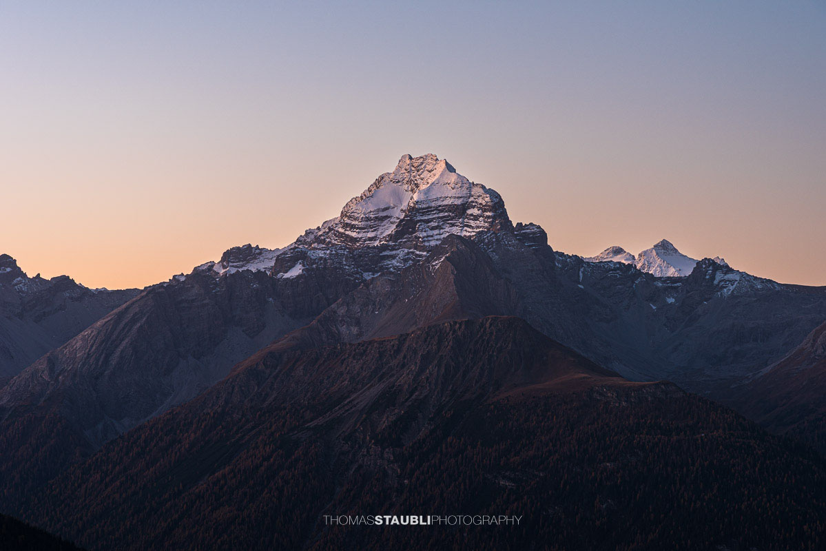 Piz Ela im Morgenlicht